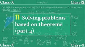 Triangles - 11. Solving problems based on the theorems (we just learned) part-4