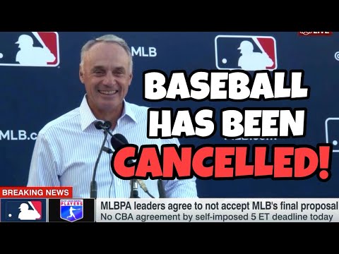 BREAKING: BASEBALL HAS BEEN CANCELLED...