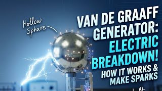 How a Van de Graaff Generator Creates Millions of Volts ⚡ | Electrostatics Explained