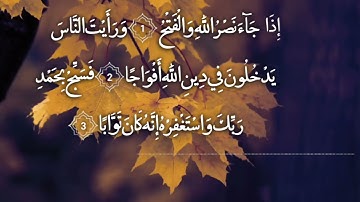 تلاوت سوره النصر با زیر نویس فارسی | سرباز اسلام