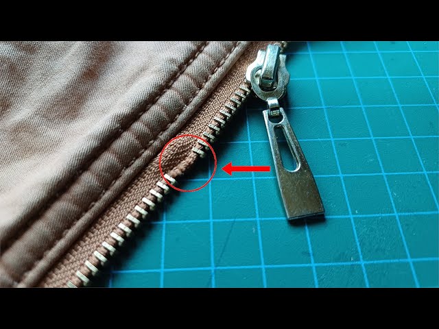 Try This Quick Straw Fix To Repair A Broken Zipper In Minutes