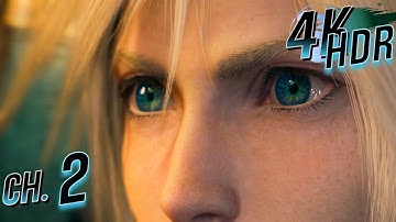 [4K HDR] Final Fantasy 7 (VII) Remake (100%) Walkthrough part 2 - Fateful Encounters