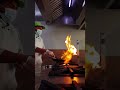 Real Chef Flambe 🔥🔥 Restaurant Fire Trick | No Edit #Shorts