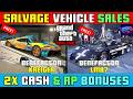 EPIC WEEK! | 2x Cash On Salvaged Vehicle Robbery Sales | GTA Online Weekly Update #gta