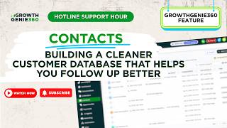 Build a Cleaner Customer Database for Better Follow-Up | Hotline Support Hour