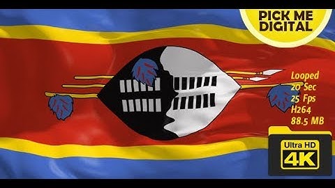 Swaziland Flag 4K | Motion Graphics - Videohive template