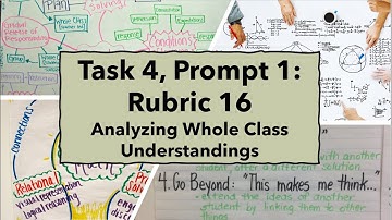 Task 4, Prompt 1: How to Write for Rubric 16