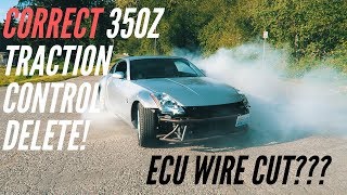 350Z / G35 CORRECT FULL VDC, TCS, ABS delete for BURNOUTS and LEFT foot breaking!
