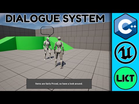 C Dialogue System Create a Dialogue System Unreal Engine 5 C++ - YouTube