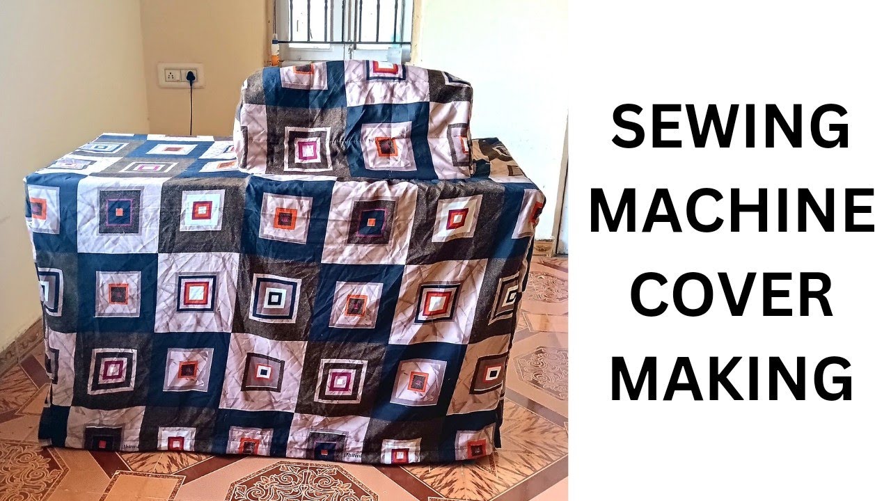 How to Make Sewing Machine Cover How to Stitch Sewing Machine Cover