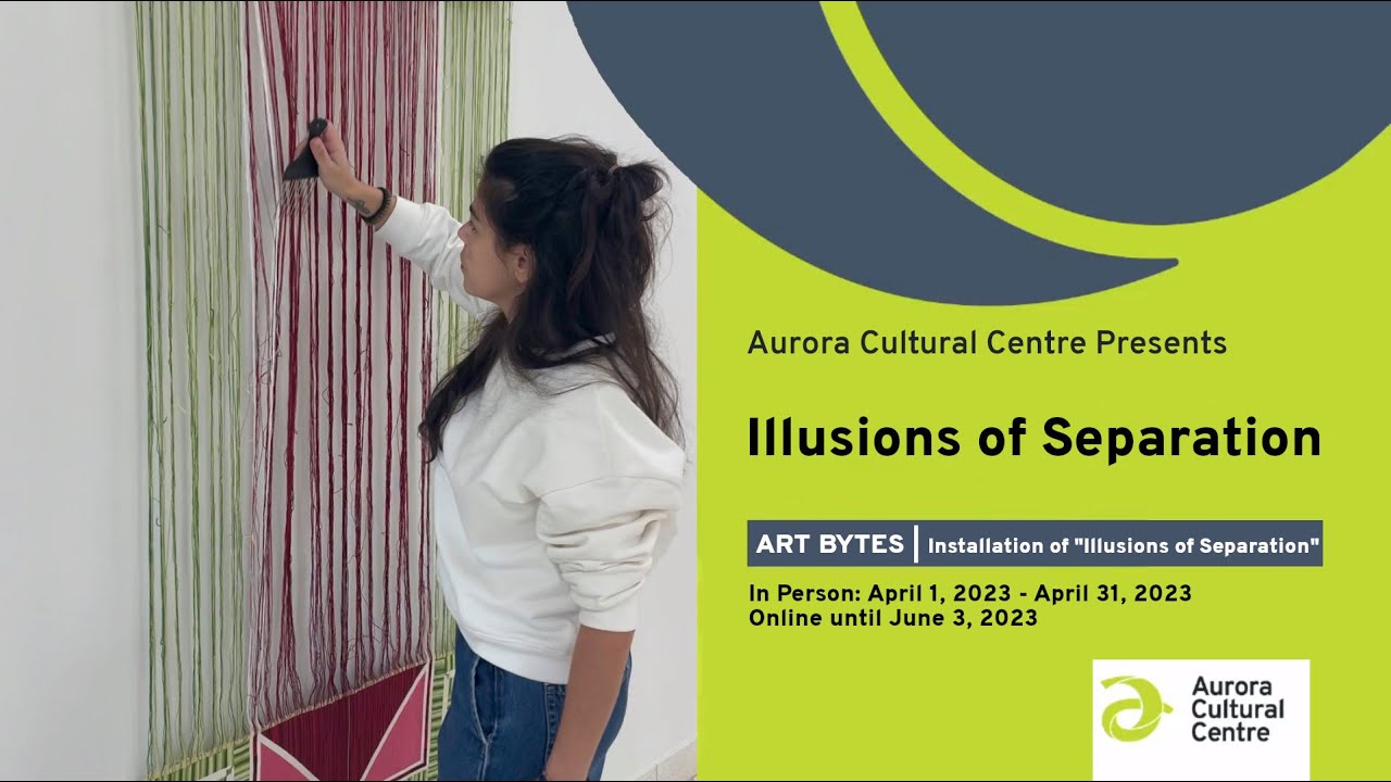 Art Bytes | Installation of "Illusions of Separation" - YouTube