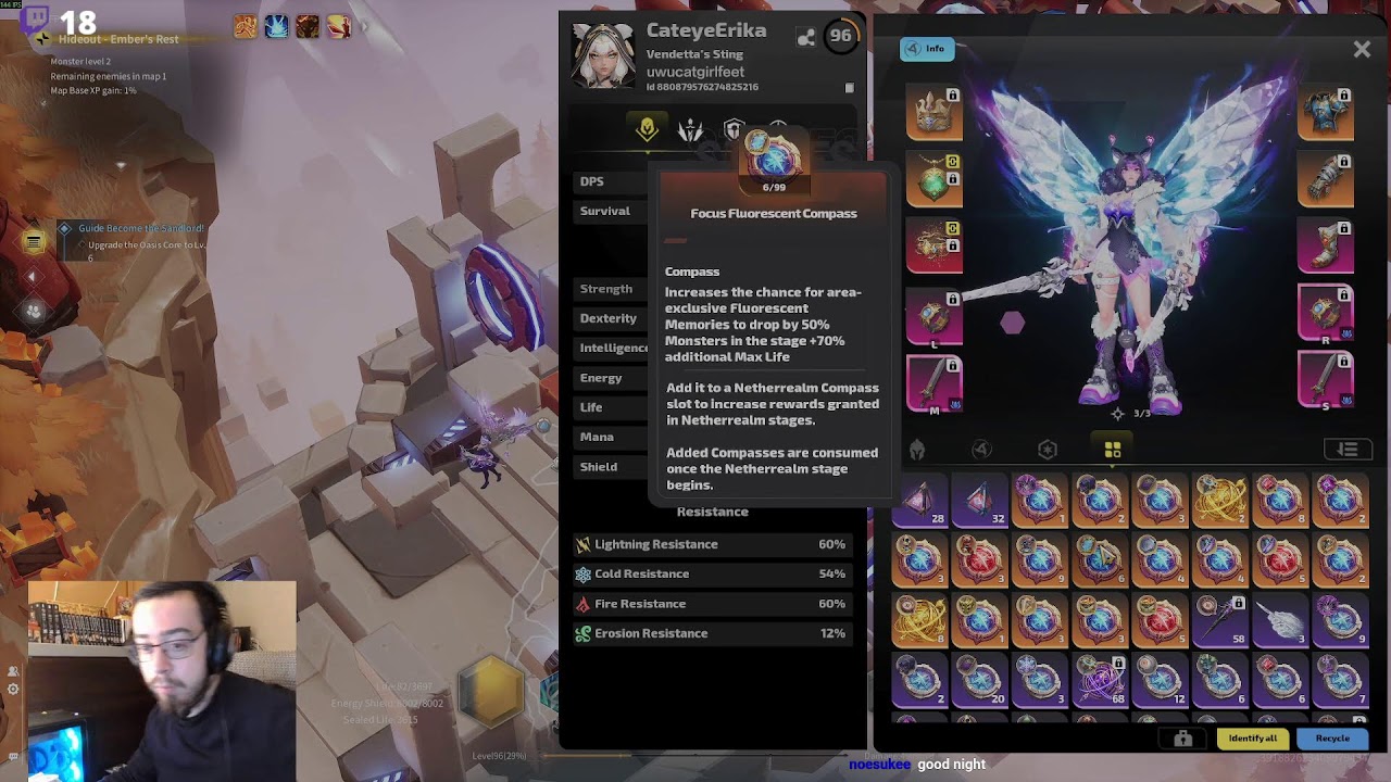 TLI FR: Erika3 Spectral slash profound gods farming, venez discuter et chill, ouvert aux débutants!