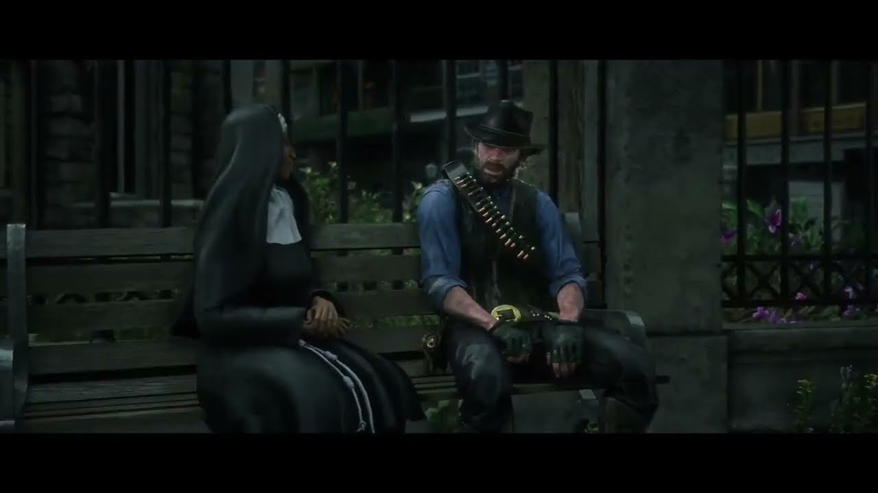 RDR2 - Arthur Conversation with Sister in Saint Denis