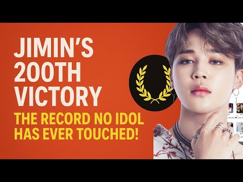 Jimin S 200th Victory The Record No Idol Has Ever Touched