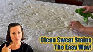 How To Clean Sweat Stains On A Mattress, Using Hydrogen Peroxide Easy Way To Remove Sweat Stains