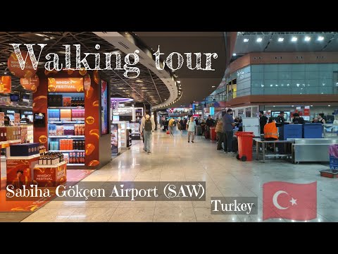 Sabiha Gokcen International Airport (SAW) Istanbul Walking tour #travel #tour #sabihagokcen #airport