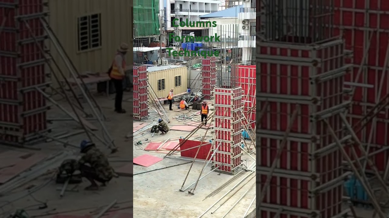 Columns formwork technique | columns formwork system | 