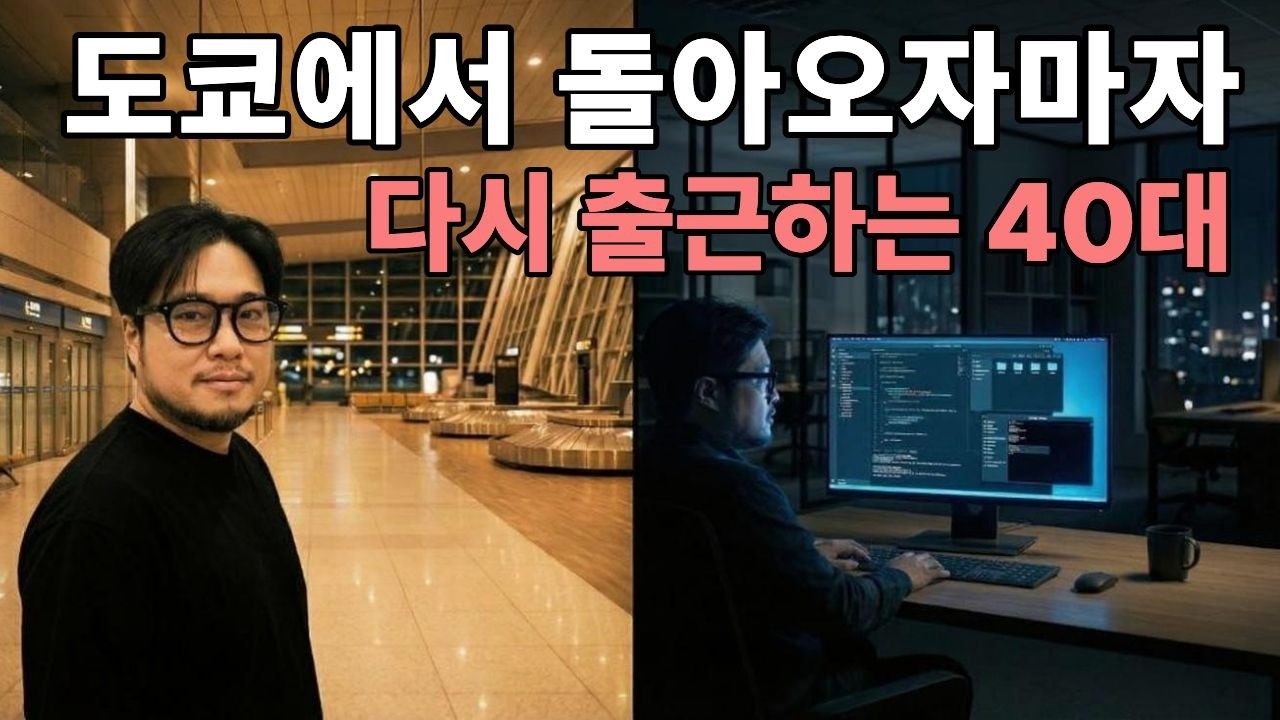 버팀목 |도쿄에서 김포까지, 밤을 건너는 40대의 기록