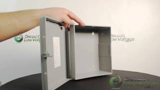 Arlington Industries EB0708 Plastic Heavy Duty 7x8x3.5 enclosure