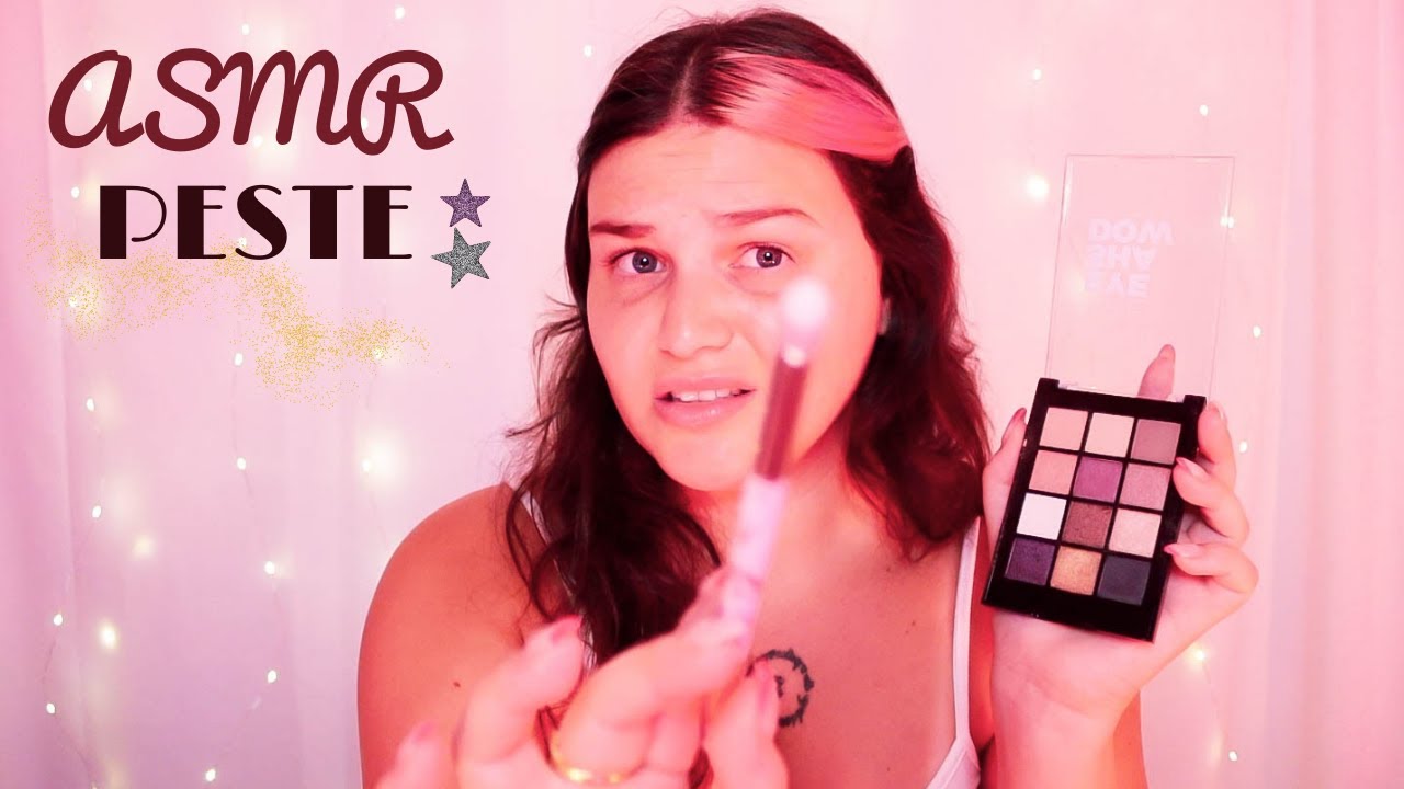 ASMR⎪ROLEPLAY : UNE PESTE TE MAQUILLE 💄 (+ Chewing gum)