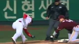 20080422 KIA 이종범의 놀라운 순발력