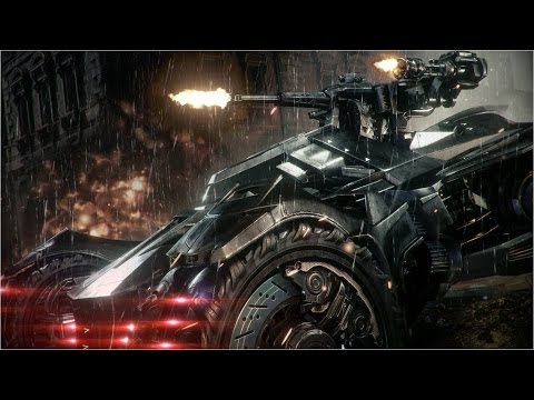 Official Batman: Arkham Knight -- Batmobile Battle Mode Gameplay