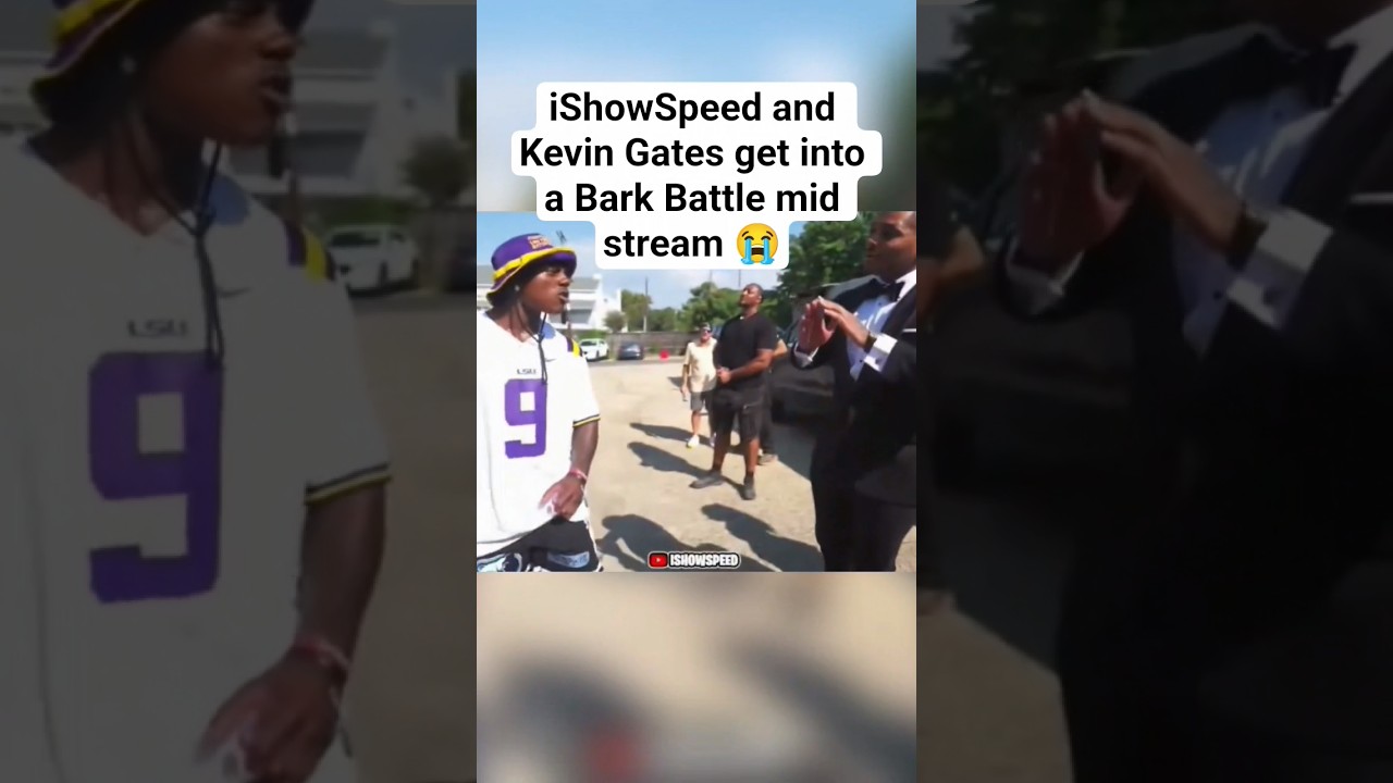 iShowSpeed and Kevin Gates get into a Bark Battle mid stream 😭 