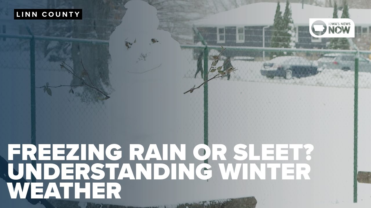 Freezing rain, sleet or snow - understanding winter weather - YouTube