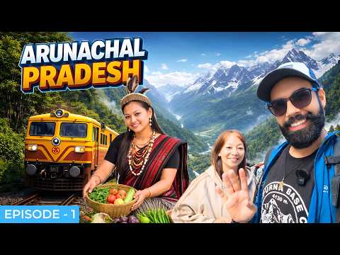 First Impression Of ARUNACHAL PRADESH 🔥 | Siliguri To Itanagar Train Journey | Itanagar Local Bazaar