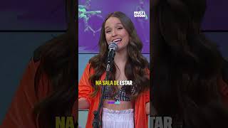 Larissa Manoela canta 'Café’, do Vitão | TVZ | #MultiOkê | Música Multishow | #Shorts