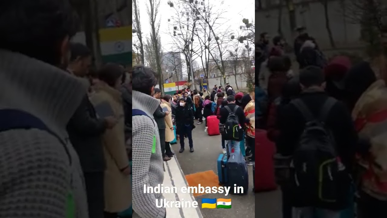 unseen scene from Ukraine students. 