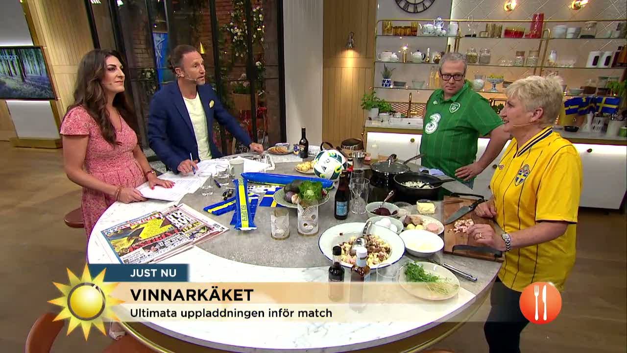 Matmatchen: Irland mot Sverige i köket - Nyhetsmorgon (TV4)