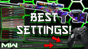 BEST Settings for PERFECT Aim!!! | Modern Warfare 2