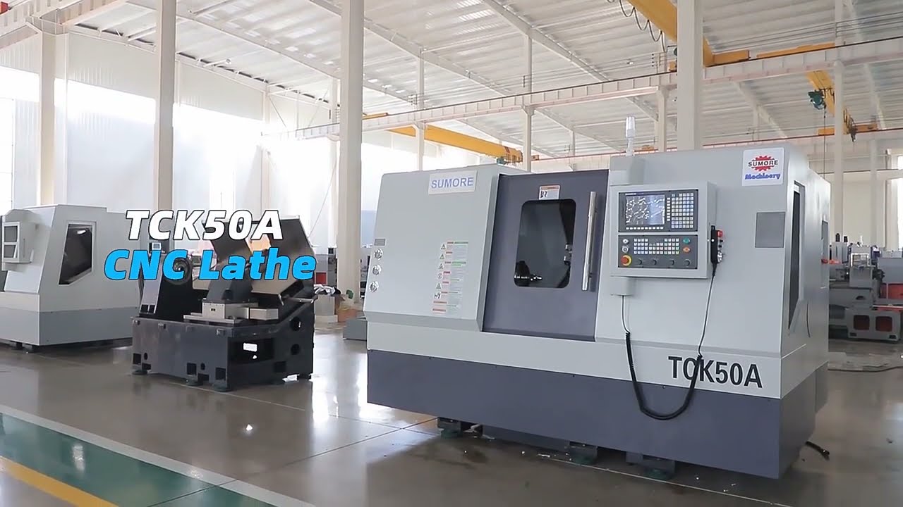 TCK50A 2/3 Axis Turning Center Machine GSK Automatic Torno Slant Bed Cnc Lathe Machine for Metal