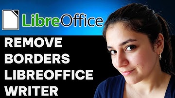 How to Remove Borders in LibreOffice Writer