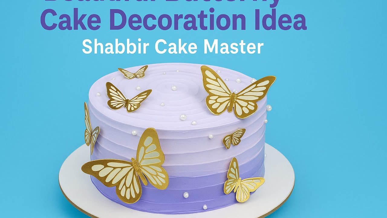 butterfly cake design | how to make a butterfly cake | butterfly cake decoration ideas 