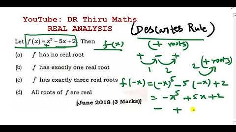 Real Analysis/Let f(x)=x^5-5x+2 then?/CSIR NET-2018