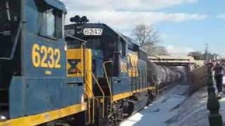 CSX Power move at Palmer! 6 locomotives