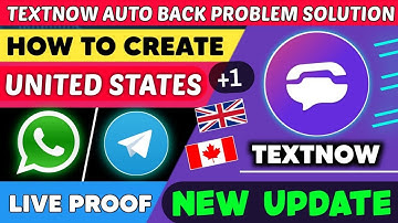 Textnow All SignUp Problem fixed 2022 | textnow area code problem | textnow se whatsapp kaise banaye