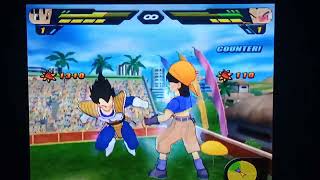 Dragon Ball Z: Budokai Tenkaichi 2: Pan VS. Vegeta (Scouter) At The World Tournament Stage.