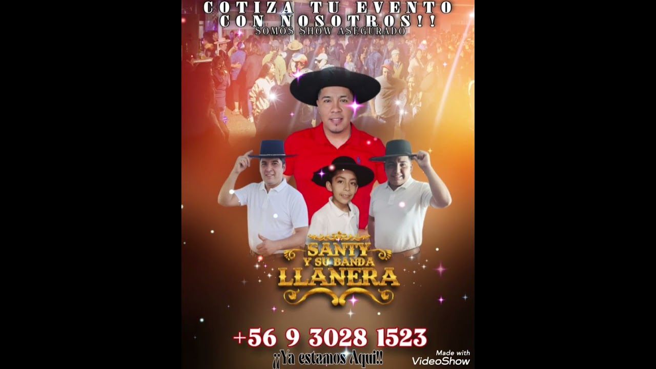 SANTY Y SU BANDA LLANERA  grabación en vivo 