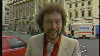 Candid camera with Jeremy Beadle clamping a police car - TV-am 1984