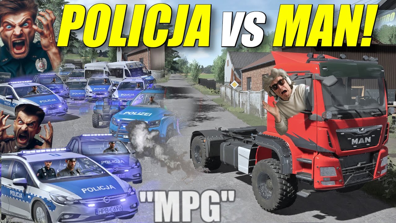 😍TIR vs POLICJA!😱- BARDZO ŹLE się to SKOŃCZYŁO... "