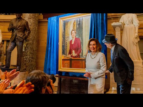Speaker Pelosi Unveils Official Portrait as the 52nd Speaker of the House at U.S. Capitol Ceremony