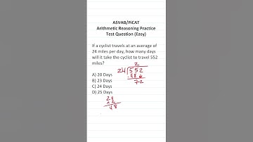 ASVAB/PiCAT Arithmetic Reasoning Practice Test Q: Long Division with Decimals