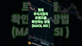 주식시장 트랜드 분석 차트( MACD, RSI )
