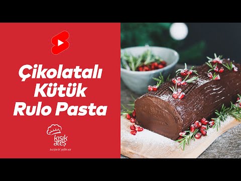 Yeni yıl için en uygun pasta tariflerinden biri Çikolatalı Kütük Rulo Pasta tarifi geldii! 🎄✨