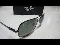 Ray Ban AVIATOR POLARIZED RB8307 UNBOXING AND POLARIZE DEMO - MADE IN ITALY