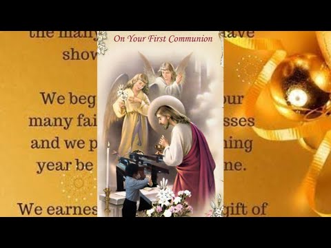 Video: First Holy Communion txhais li cas?