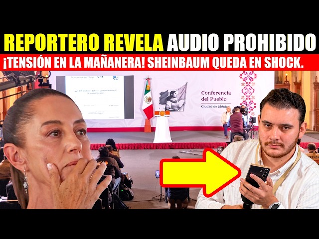 🚨TENSION EN LA MAÑANERA,VALIENTE REPORTERO ARRIESGA TODO AL PONER ESTE AUDIO EN VIVO